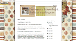 Desktop Screenshot of professionalmotherhood.blogspot.com