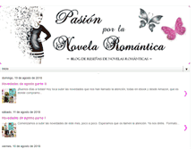 Tablet Screenshot of pasionporlanovelaromantica.blogspot.com