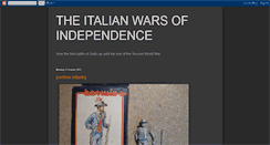 Desktop Screenshot of heitalianwarsofindependence.blogspot.com