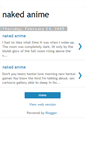 Mobile Screenshot of naked-anime.blogspot.com