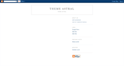 Desktop Screenshot of le-theme-astral.blogspot.com