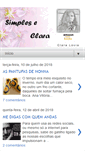 Mobile Screenshot of blogsimpleseclara.blogspot.com