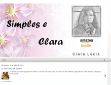 Tablet Screenshot of blogsimpleseclara.blogspot.com