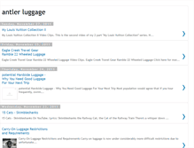 Tablet Screenshot of antlerluggage.blogspot.com