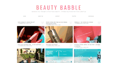 Desktop Screenshot of mybeautybabble.blogspot.com