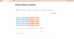 Desktop Screenshot of prettypalaceonline.blogspot.com