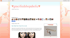 Desktop Screenshot of gracifiedshopaholic.blogspot.com