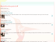 Tablet Screenshot of gracifiedshopaholic.blogspot.com