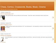 Tablet Screenshot of chesscomicsandcrosswords.blogspot.com
