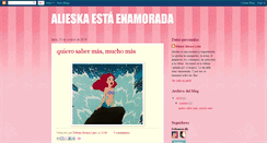 Desktop Screenshot of alieskaenamorada.blogspot.com