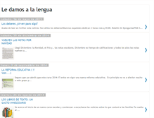 Tablet Screenshot of ledamosalalengua.blogspot.com