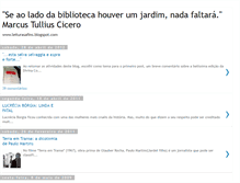 Tablet Screenshot of leiturasafins.blogspot.com
