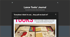 Desktop Screenshot of lancetooksjournal.blogspot.com