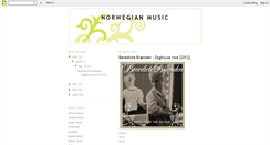 Desktop Screenshot of norwegianmusic.blogspot.com