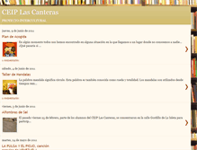 Tablet Screenshot of ceiplascanteras.blogspot.com
