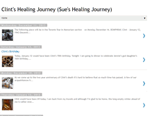 Tablet Screenshot of clintshealingjourney.blogspot.com