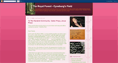 Desktop Screenshot of cyneburgfield.blogspot.com