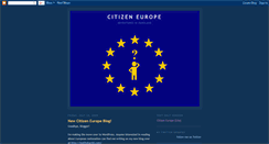 Desktop Screenshot of citizen-europe.blogspot.com