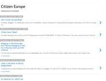 Tablet Screenshot of citizen-europe.blogspot.com