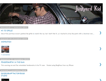 Tablet Screenshot of junkyardkid.blogspot.com