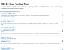 Tablet Screenshot of 18thcenturyreadingroom.blogspot.com