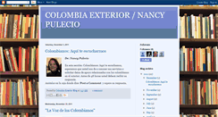 Desktop Screenshot of colombiaexteriornancypulecio.blogspot.com