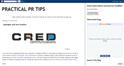 Desktop Screenshot of practicalprtips.blogspot.com