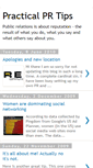 Mobile Screenshot of practicalprtips.blogspot.com