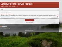 Tablet Screenshot of falconspeeweefootball.blogspot.com
