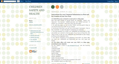 Desktop Screenshot of childrensafetyhealth-urmpm.blogspot.com