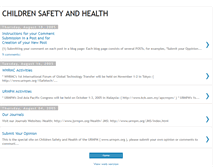 Tablet Screenshot of childrensafetyhealth-urmpm.blogspot.com