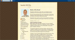 Desktop Screenshot of insideoilcity.blogspot.com
