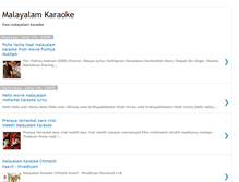 Tablet Screenshot of malayalam-karaoke.blogspot.com