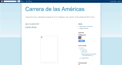 Desktop Screenshot of carreradelasamericas.blogspot.com