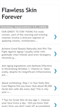 Mobile Screenshot of flawless-skin-forever.blogspot.com