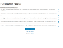 Tablet Screenshot of flawless-skin-forever.blogspot.com