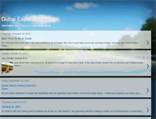 Tablet Screenshot of dubaiexpat.blogspot.com