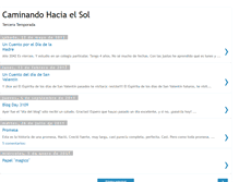 Tablet Screenshot of caminandohaciaelsol.blogspot.com