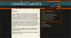 Desktop Screenshot of gatewaytomoney.blogspot.com