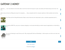 Tablet Screenshot of gatewaytomoney.blogspot.com