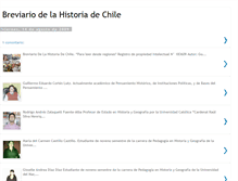 Tablet Screenshot of breviariodelahistoriadechile.blogspot.com