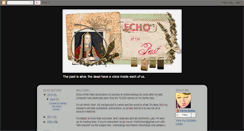 Desktop Screenshot of echoofthepast.blogspot.com