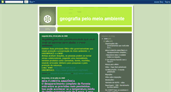 Desktop Screenshot of geografiapelomeioambiente.blogspot.com