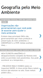 Mobile Screenshot of geografiapelomeioambiente.blogspot.com