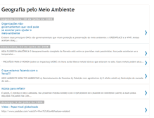 Tablet Screenshot of geografiapelomeioambiente.blogspot.com