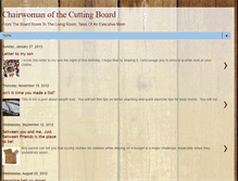 Tablet Screenshot of chairwomanofthecuttingboard.blogspot.com