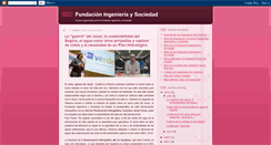 Desktop Screenshot of fundacioningenieriaysociedad.blogspot.com