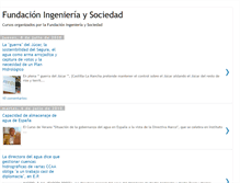 Tablet Screenshot of fundacioningenieriaysociedad.blogspot.com