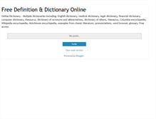 Tablet Screenshot of definitiondictionary.blogspot.com