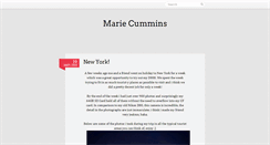 Desktop Screenshot of mariecummins.blogspot.com